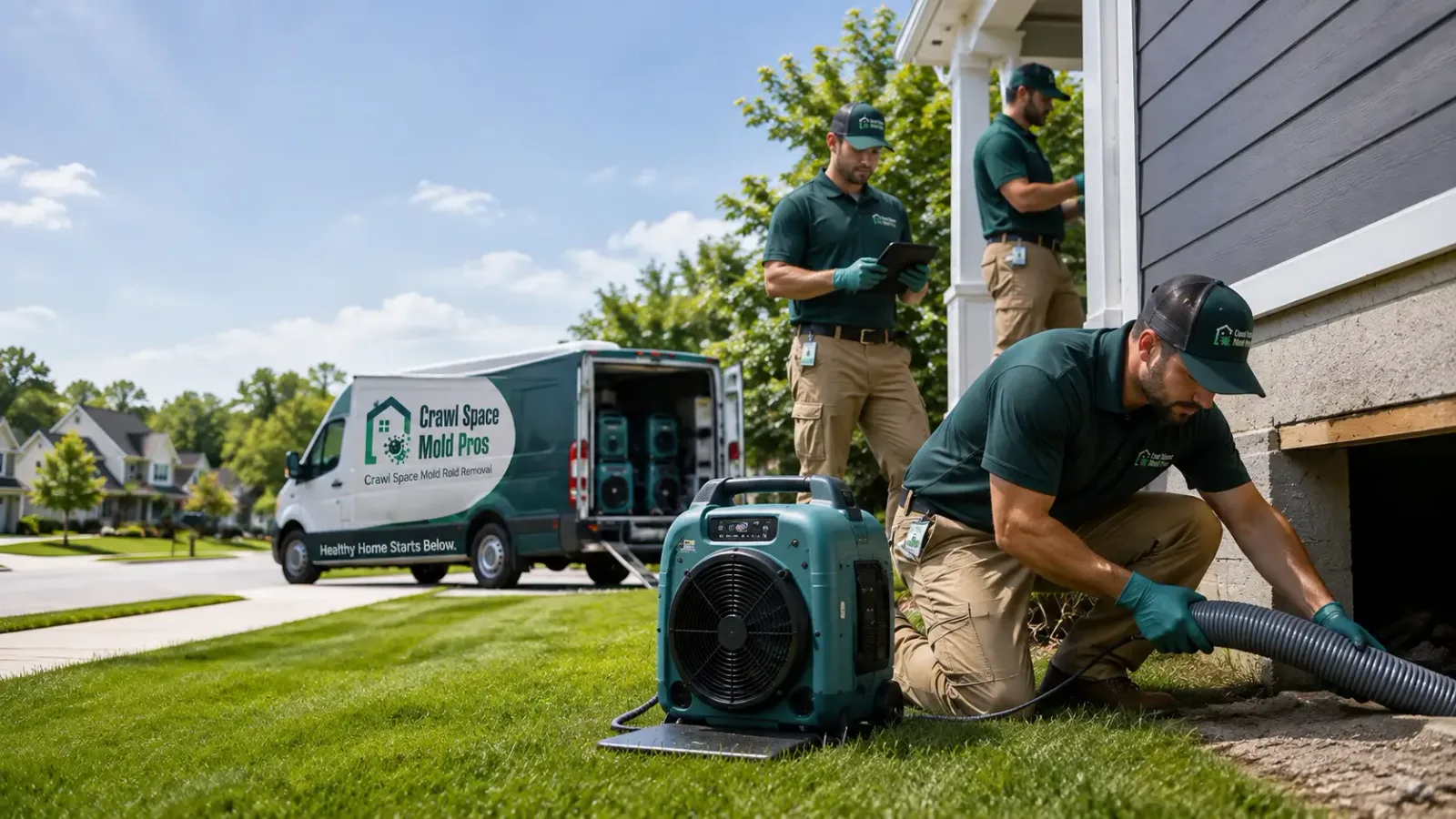 Crawl Space Mold Removal in Alma, WI